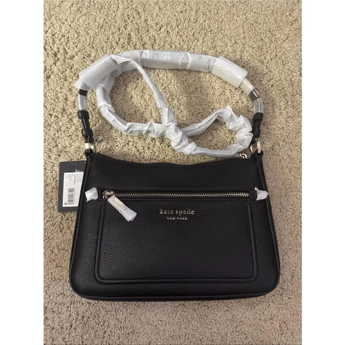 Kate Spade New York Black Leather KB152 Hudson Purse