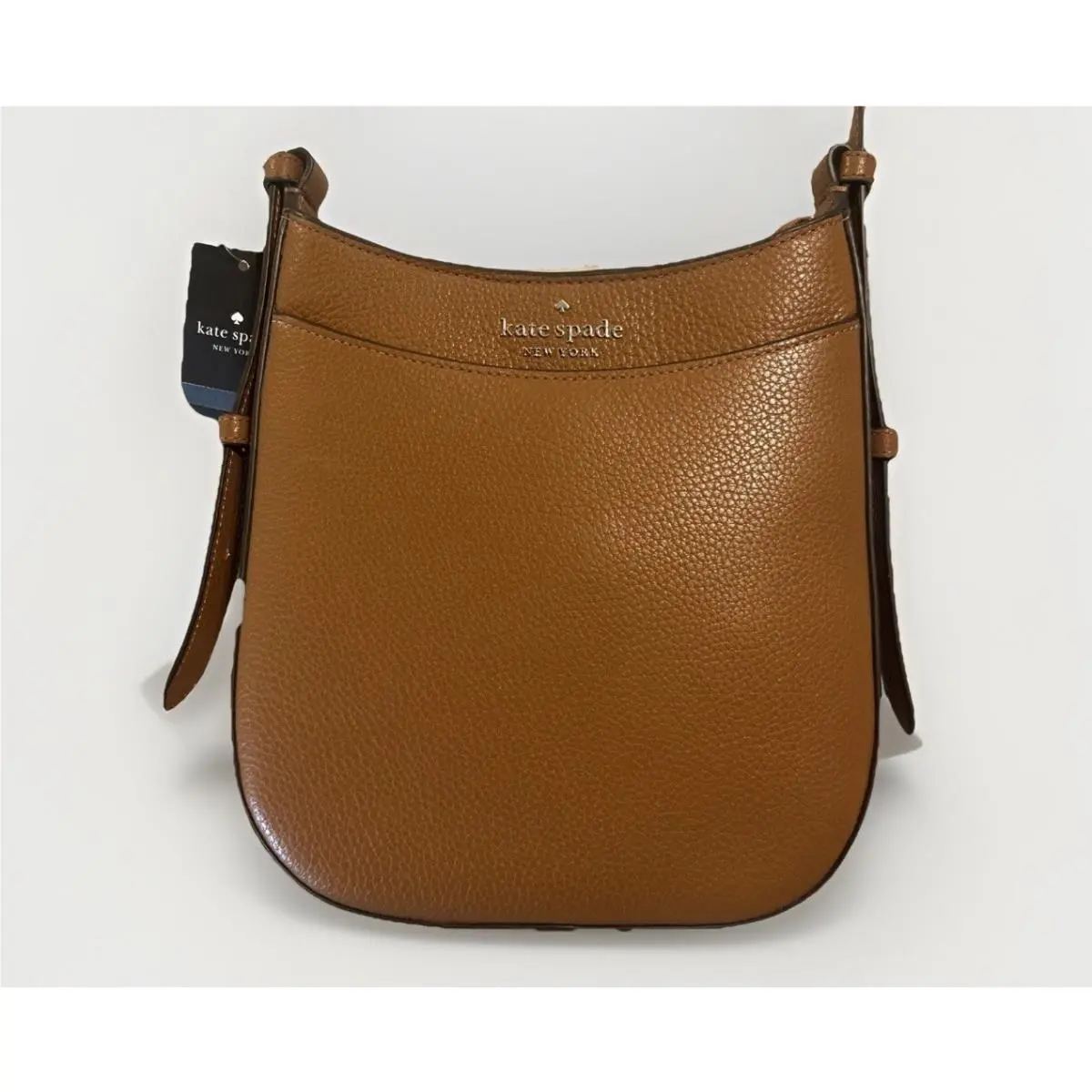 Kate Spade Leila Pebbled Leather Crossbody Bag - Warm Ginger