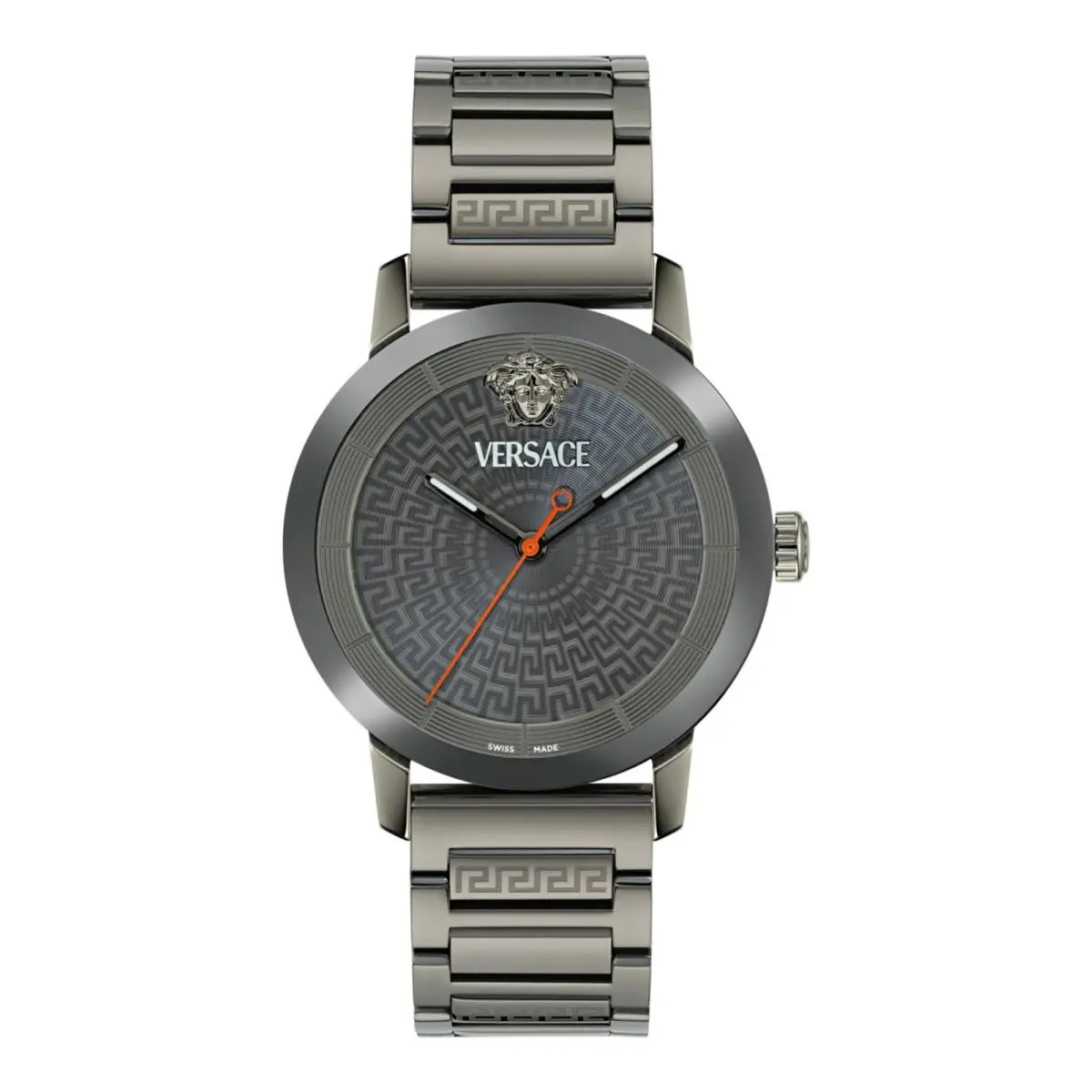 Versace Mens Gun 40mm Bracelet Fashion Watch