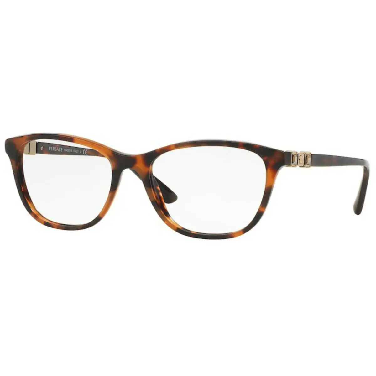 Versace Women`s Cat-eye 54mm Eyeglasses Frames Havana/gold VE3213B-5151