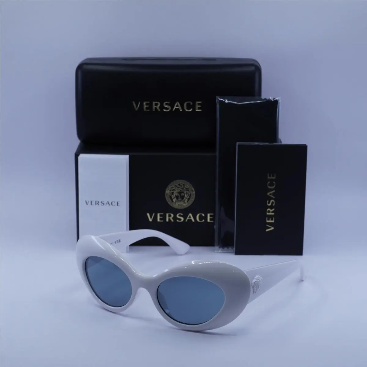 Versace VE4456U 314/1 White/grey 52-19-140 Sunglasses