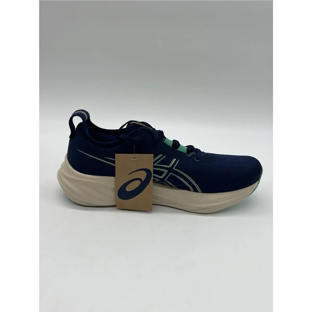 Asics shoes - ASICS Gel-Nimbus 26 - 1012B601-400 - Blue Expanse / Aurora Green (UPC: 4550457129206) 12