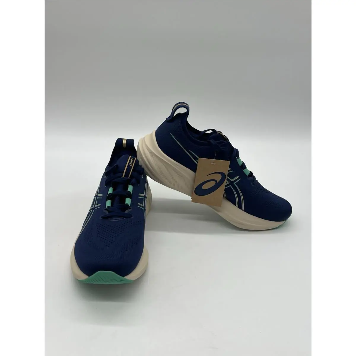 Asics shoes - ASICS Gel-Nimbus 26 - 1012B601-400 - Blue Expanse / Aurora Green (UPC: 4550457129206) 13