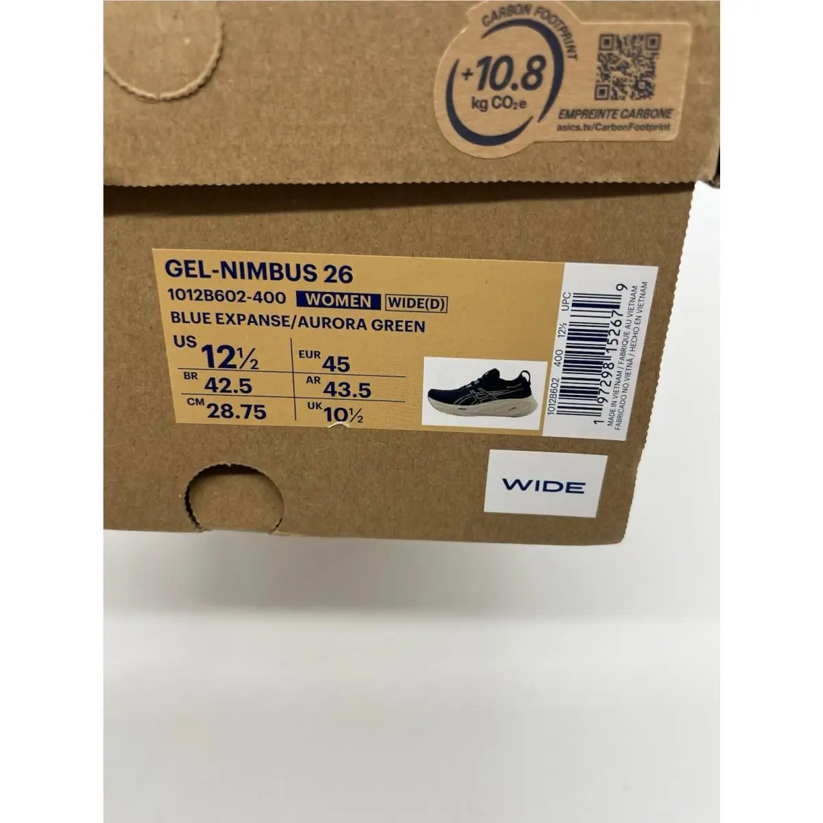 Asics shoes - ASICS Gel-Nimbus 26 - 1012B601-400 - Blue Expanse / Aurora Green (UPC: 4550457129206) 7