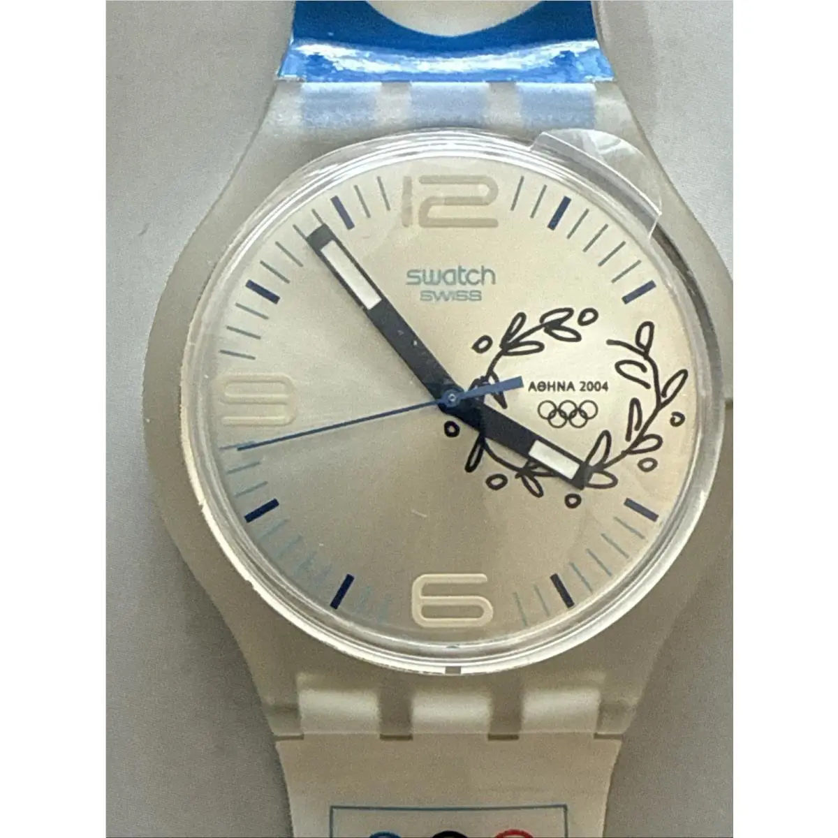 Swatch Watch SUDK106K 2004 Athens Olympic Games Welcome Home Box W/ Papers