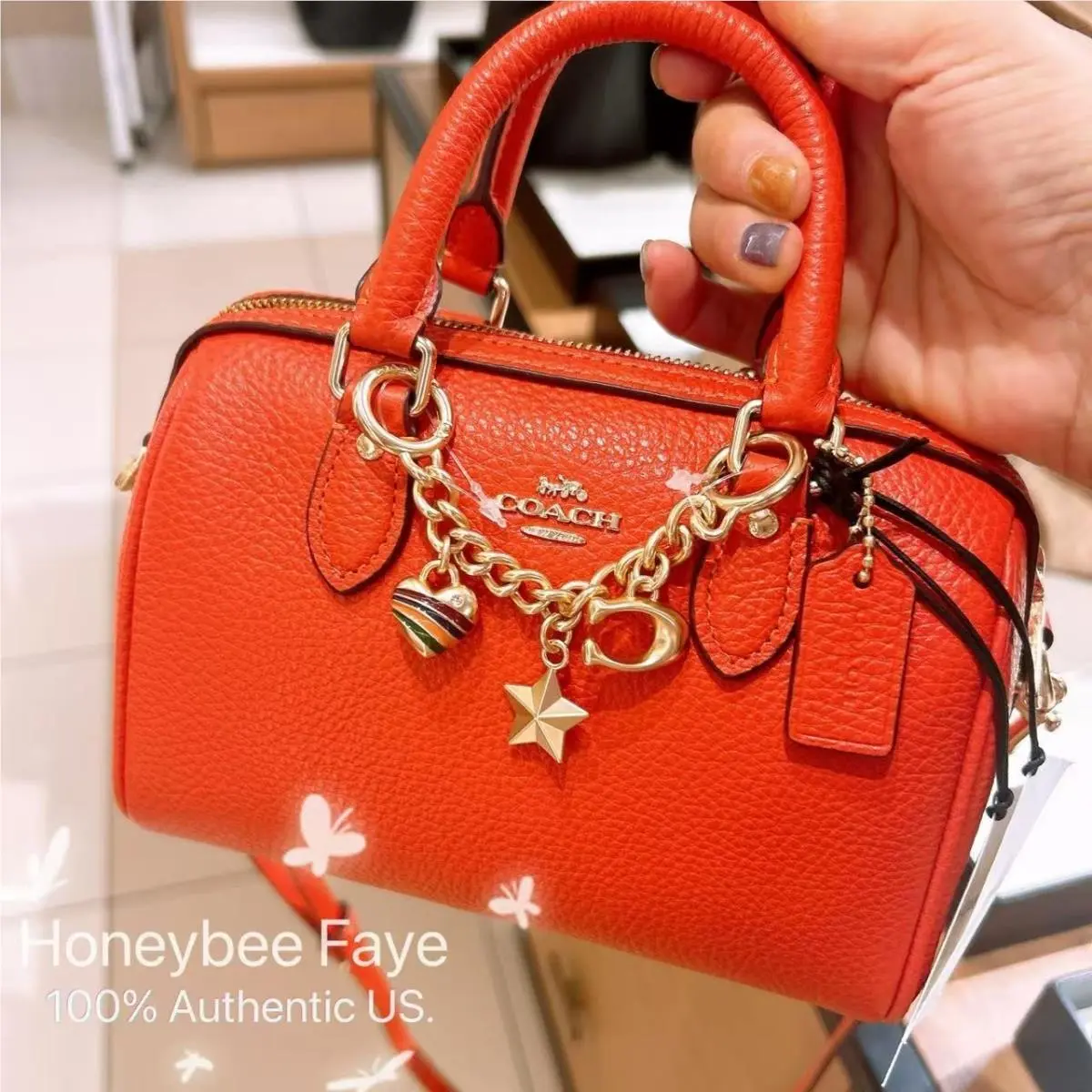 Coach Mini Rowan Crossbody Bag with Charms CBJ15/CDC93