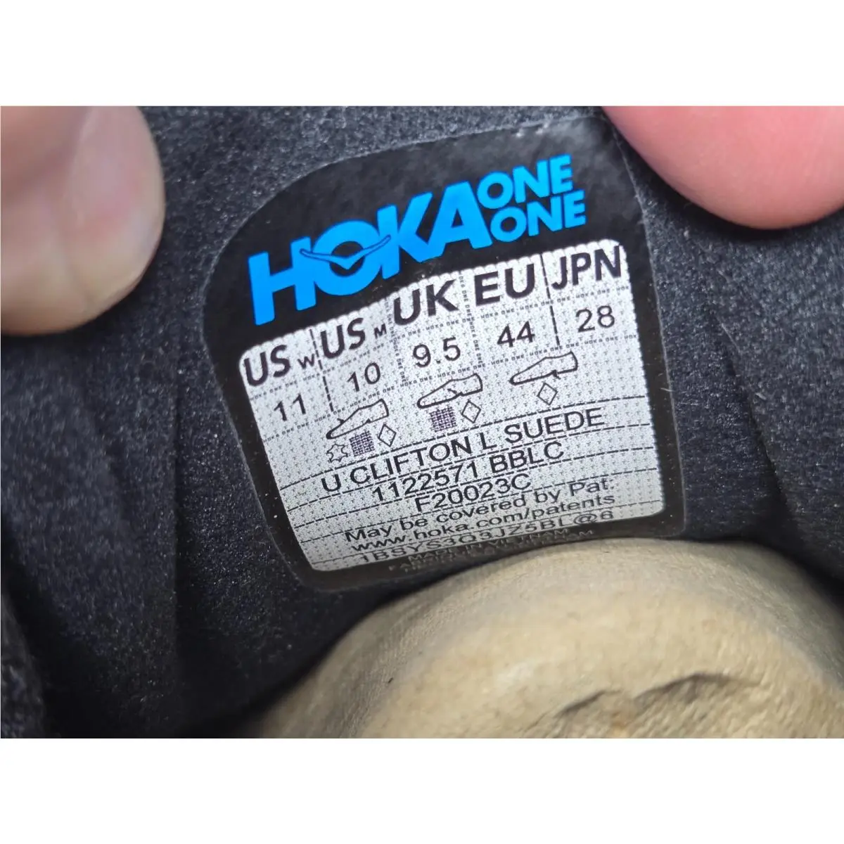 Hoka shoes - Hoka One One Clifton L - 1122571 - Black 16