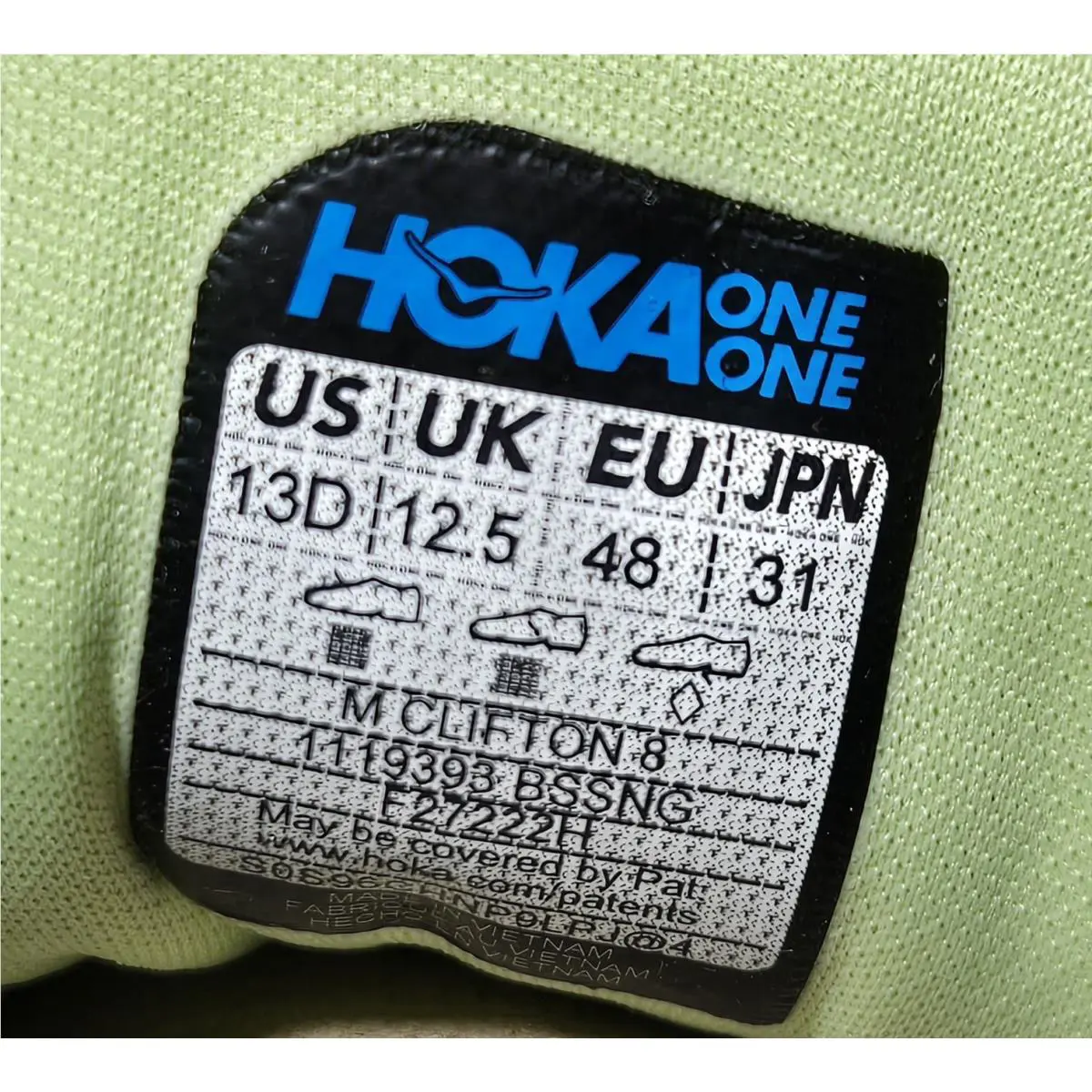 Hoka shoes - Hoka One One HOKA Clifton 8 - 1119393-BSSNG - Yellow 4