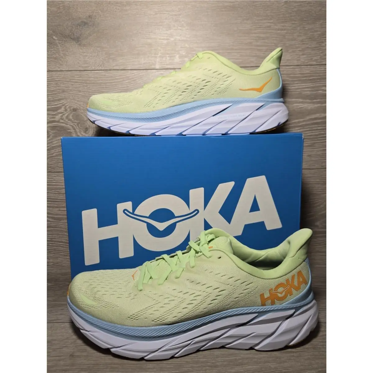 Mens Hoka Clifton 8 Butterfly Summer Song Mens Size 13