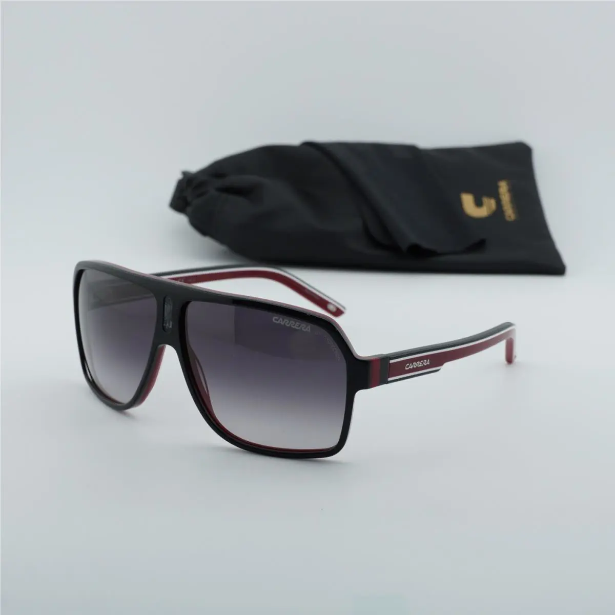Carrera 27 0XAV 9O Black/red/dark Grey Gradient 62-10-130 Sunglasses
