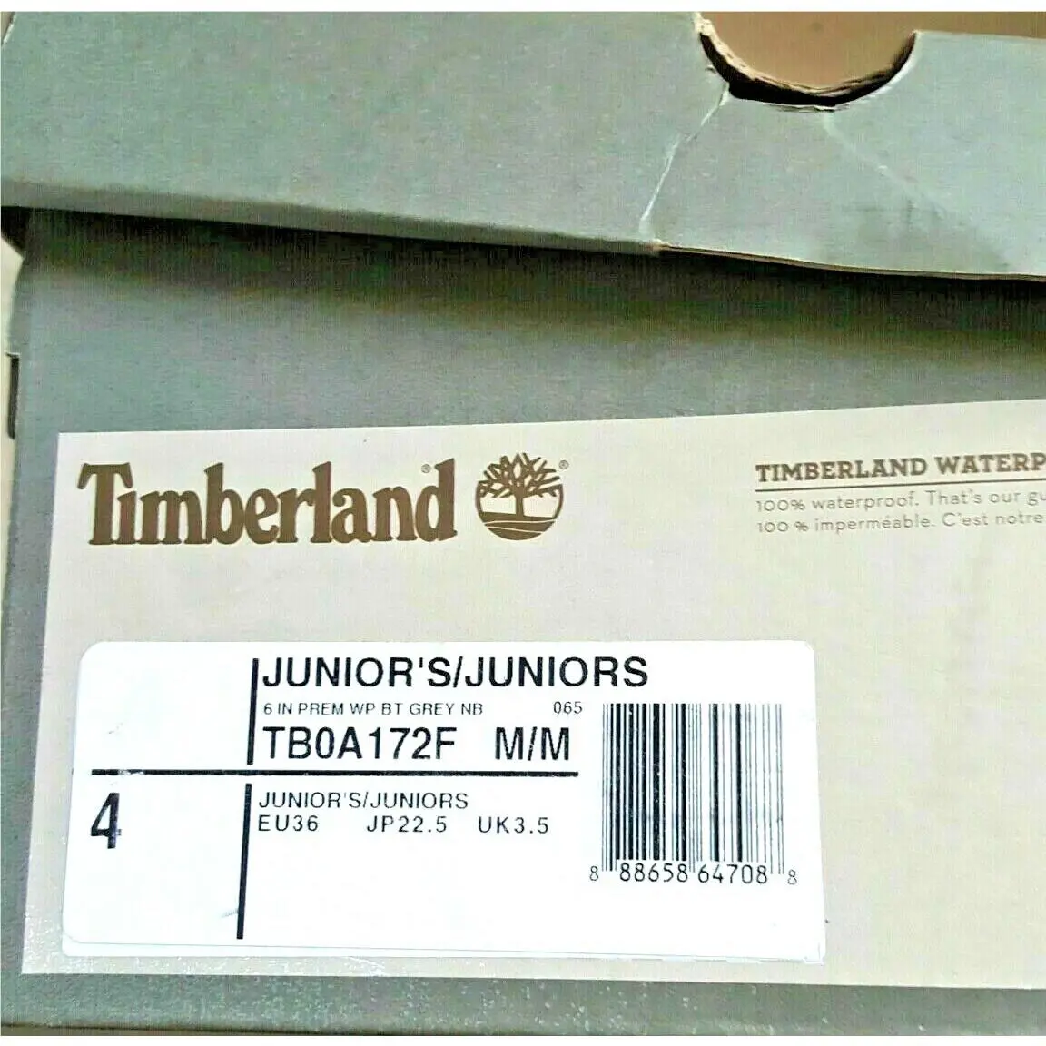 Timberland shoes - Gray (UPC: 888658647088) 1