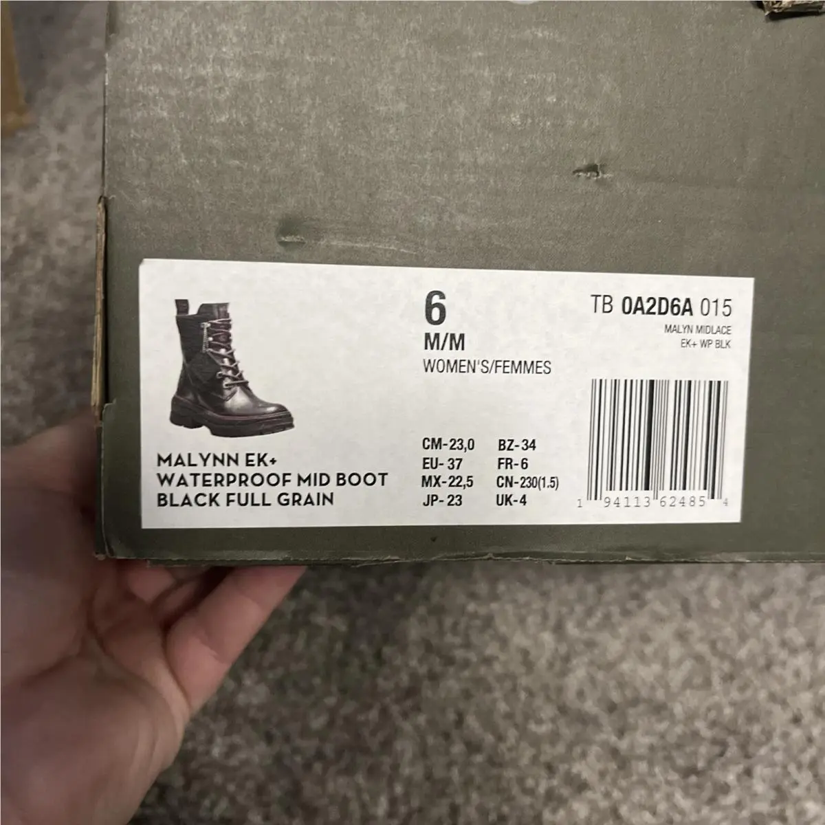 Timberland shoes - Timberland Malynn EK - Malynn - Black (UPC: 0194113624854) 6