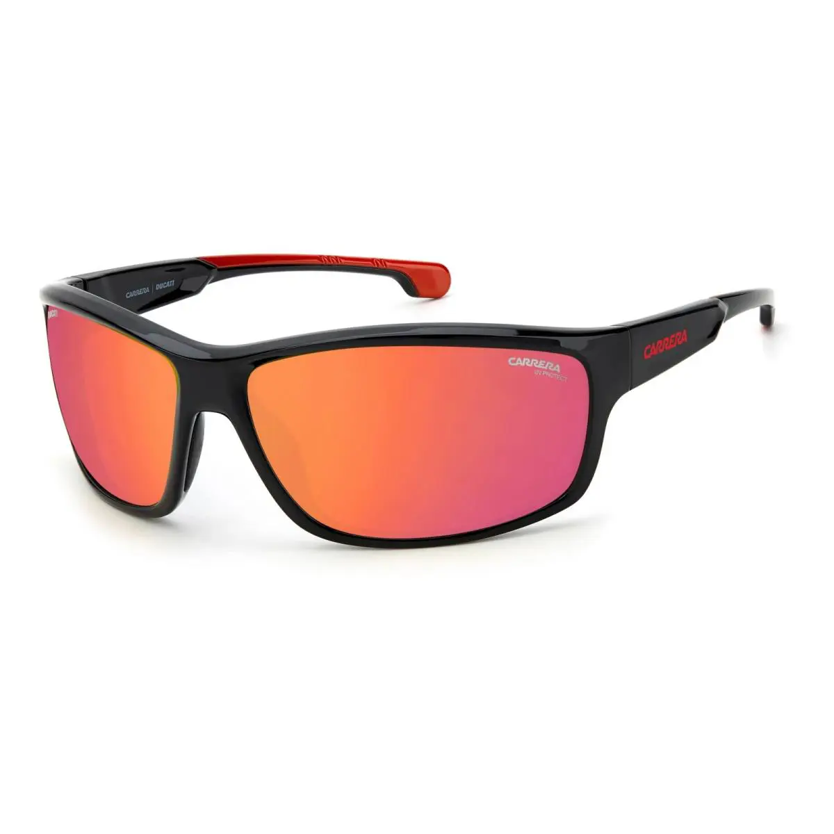 Carrera Ducati Sunglasses Black Red Multilayer Rectangular Carduc 002/S