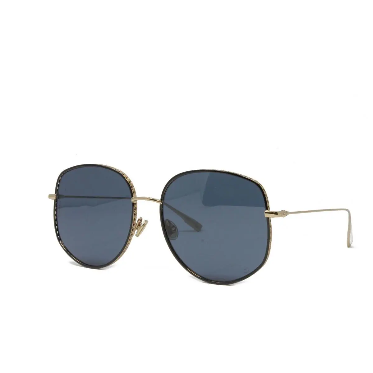 Christian Dior Dior By Dior2 J5G Gold 58mm Metal Round Women`s Sunglasses