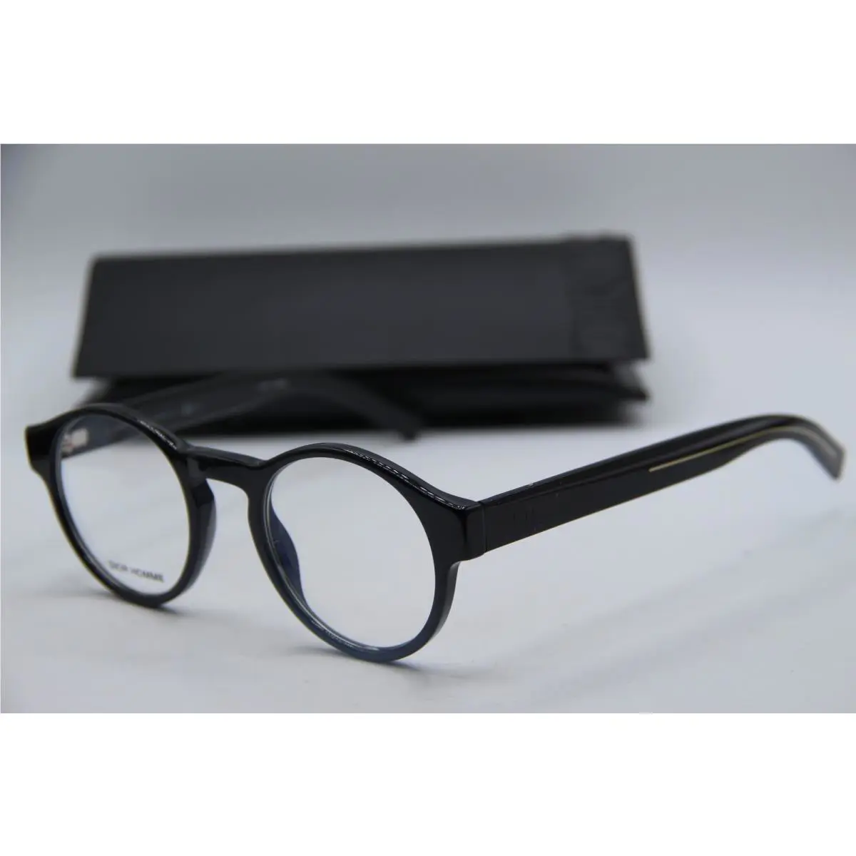 Homme BLACKTIE245 807 Black Eyeglasses W/case 48-22 by Dior