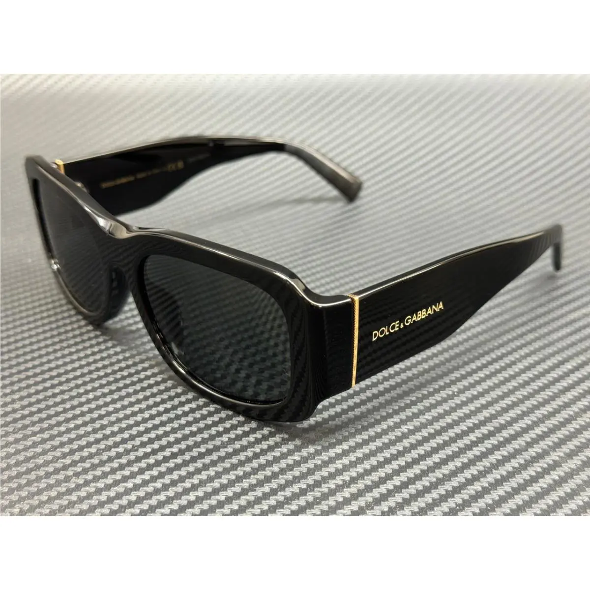 Dolce Gabbana DG4503 501 87 Black Grey Men`s 57 mm Sunglasses