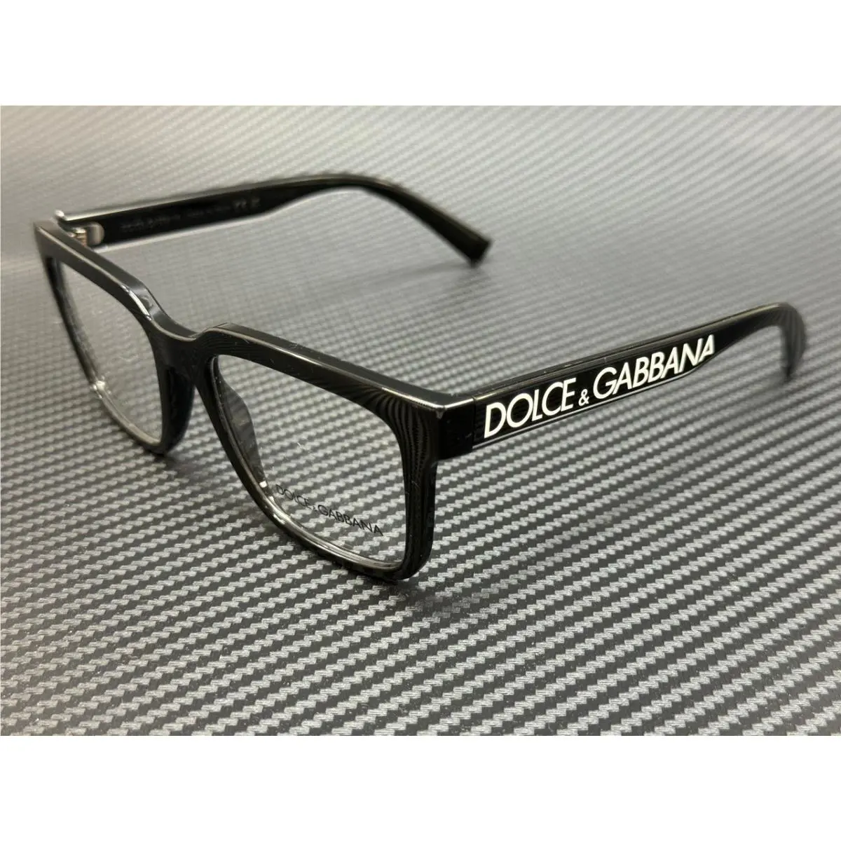 Dolce Gabbana DG5101 501 Black Men`s 52 mm Eyeglasses