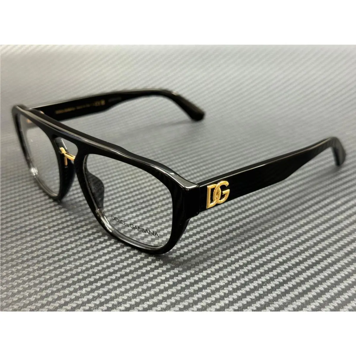 Dolce Gabbana DG3415 501 Black Men`s 55 mm Eyeglasses