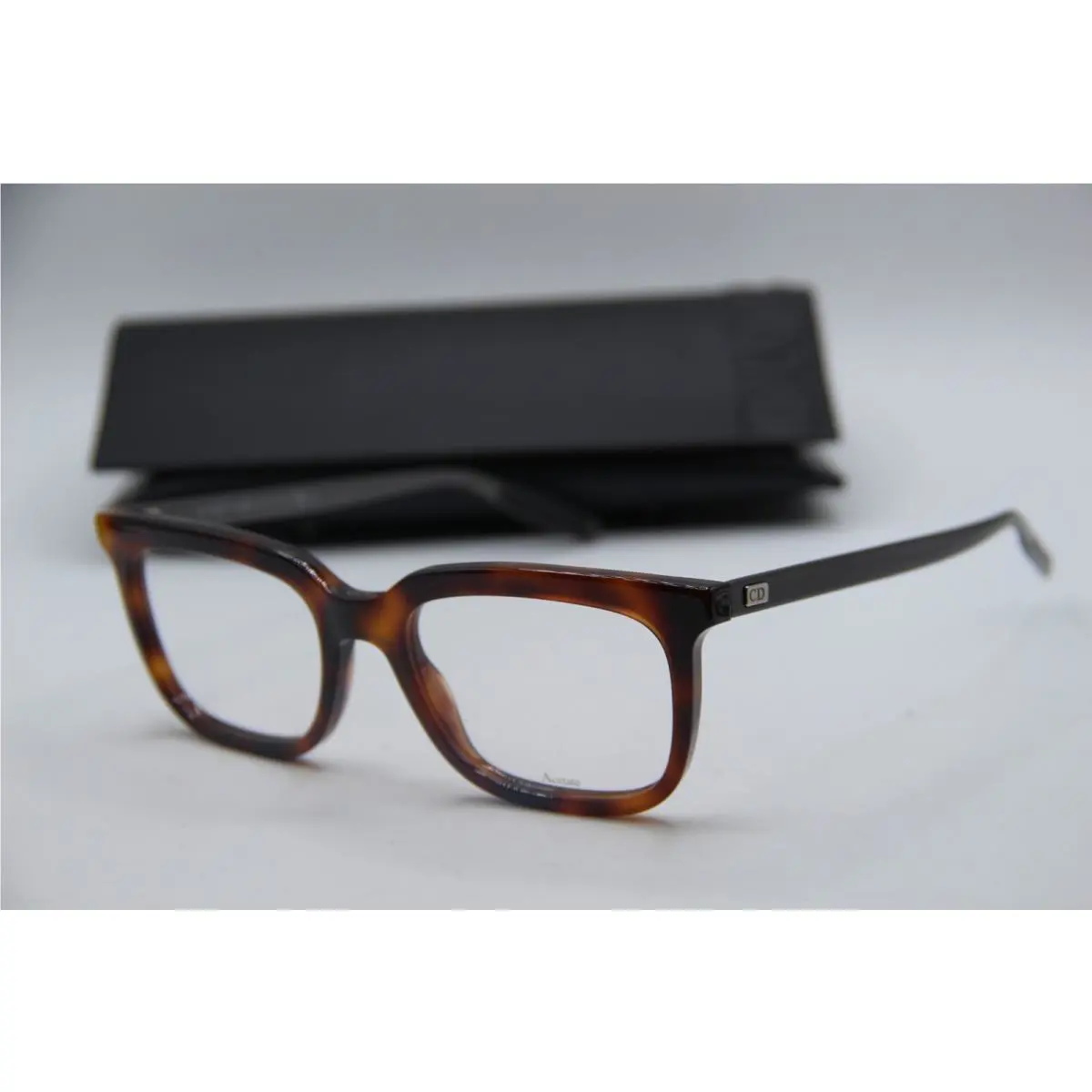 Homme BLACKTIE216 8E2 Tort Eyeglasses W/case 52-19 by Dior