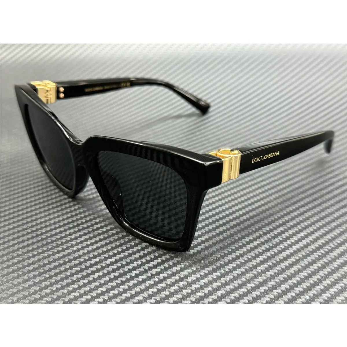 Dolce Gabbana DG4498 501 87 Black Grey Women`s 55 mm Sunglasses