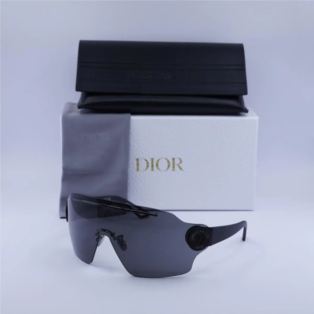 pacific M1U 11A0 Matte Black/smoke 142-0-115 Sunglasses by Dior