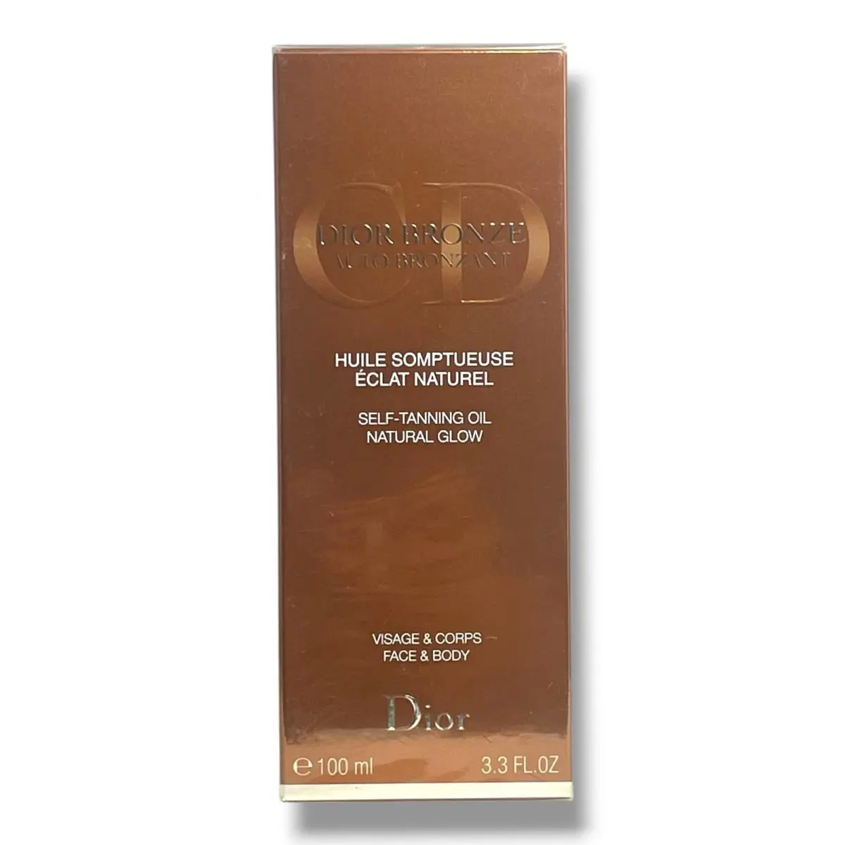 Bronze Self-tanning Oil Natural Glow Face Body 100ml/3.3oz by Dior