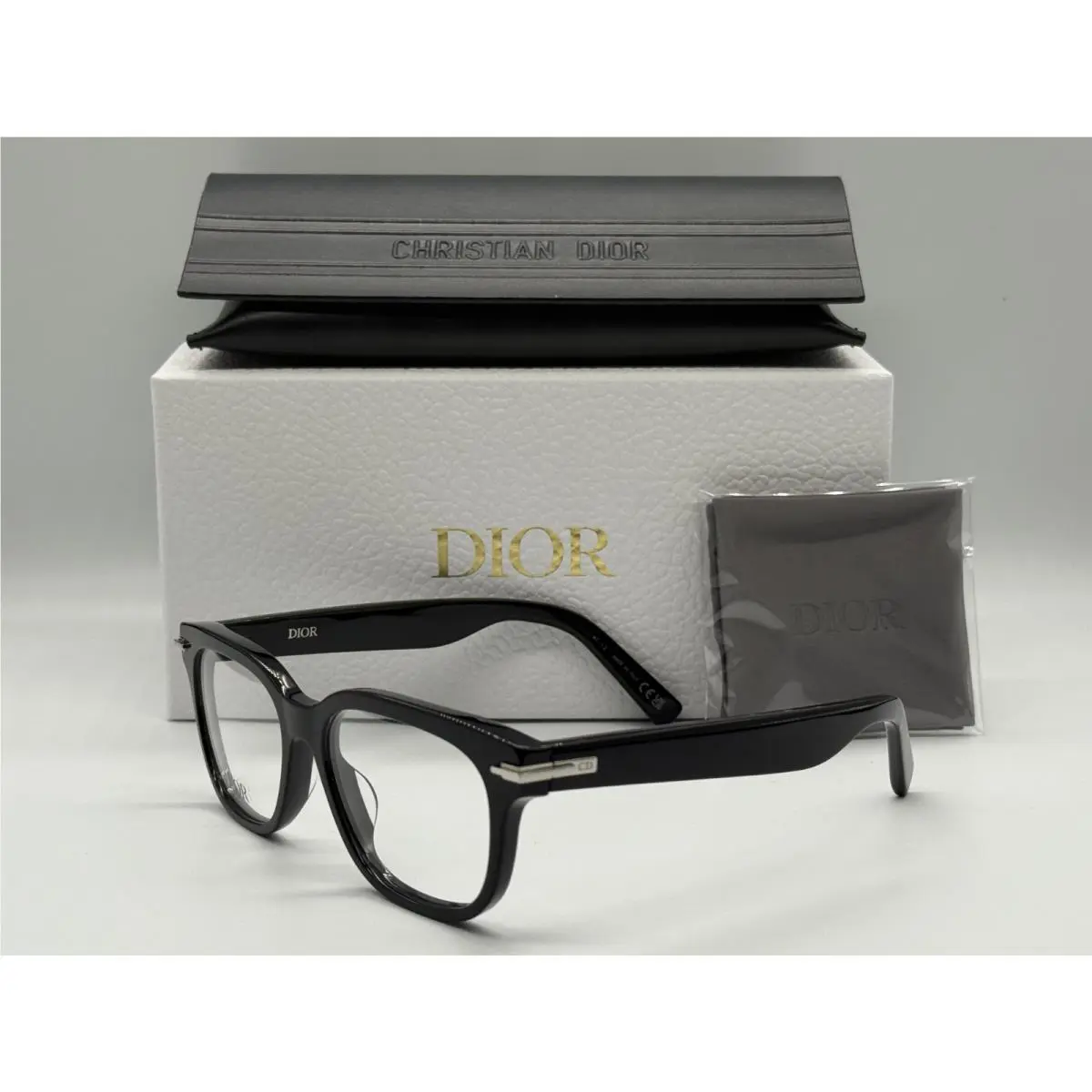 Christian Diorblacksuito S11I 1000 Black Eyeglasses 52-16