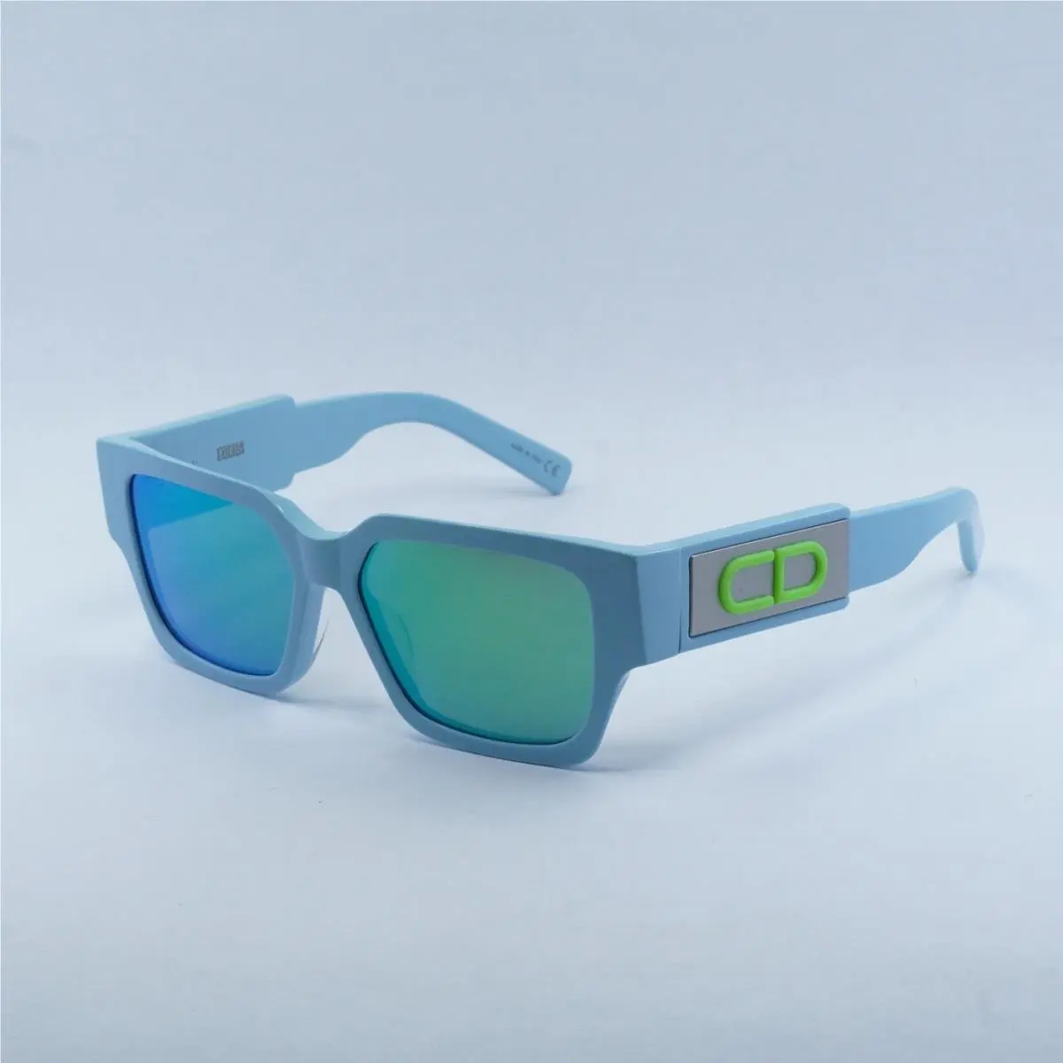 Dior CD SU 80C7 Light Blue/blue Mirrored Green 55-15-140 Sunglasses
