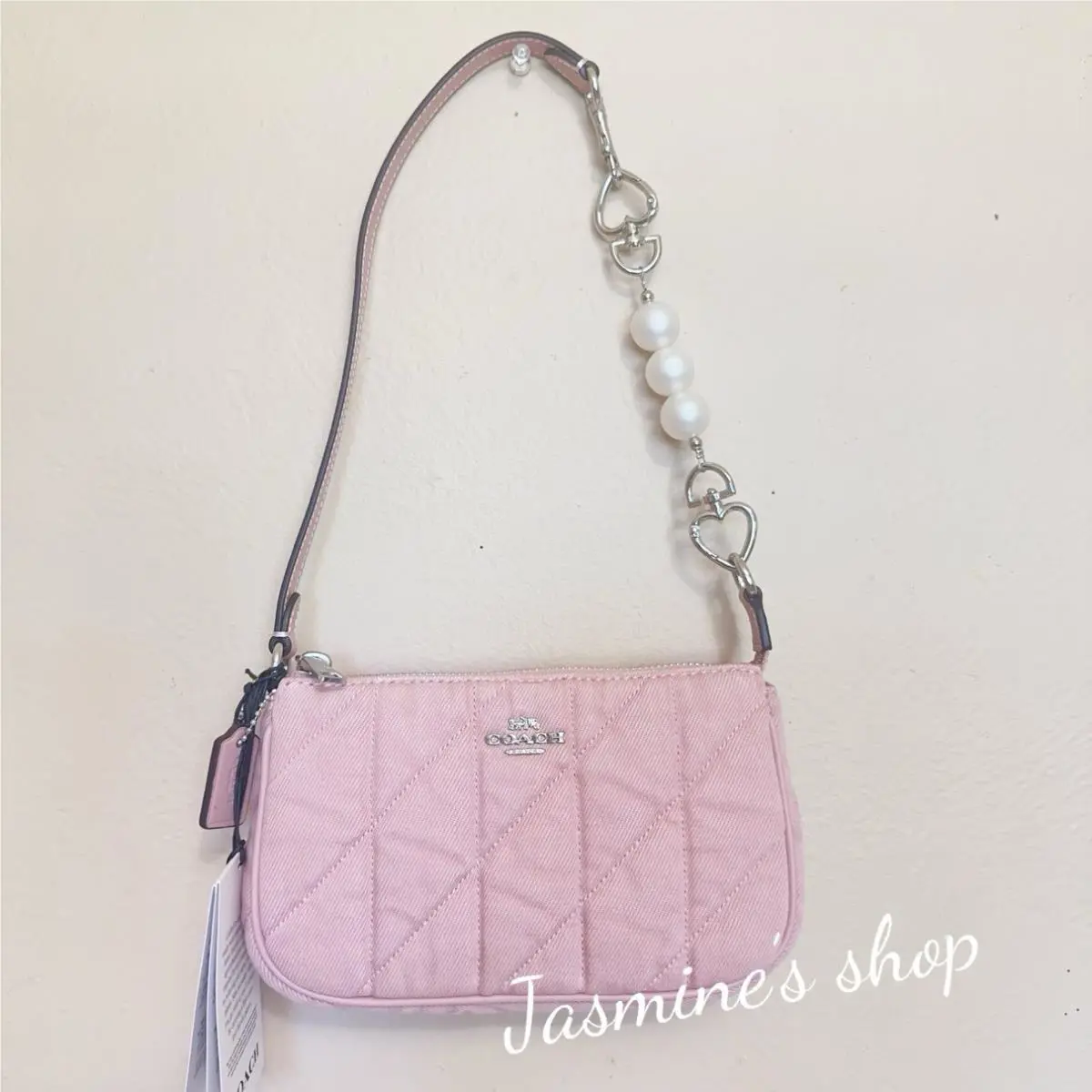 Coach Nolita 19 CBK58 Denim and Smooth Leather
