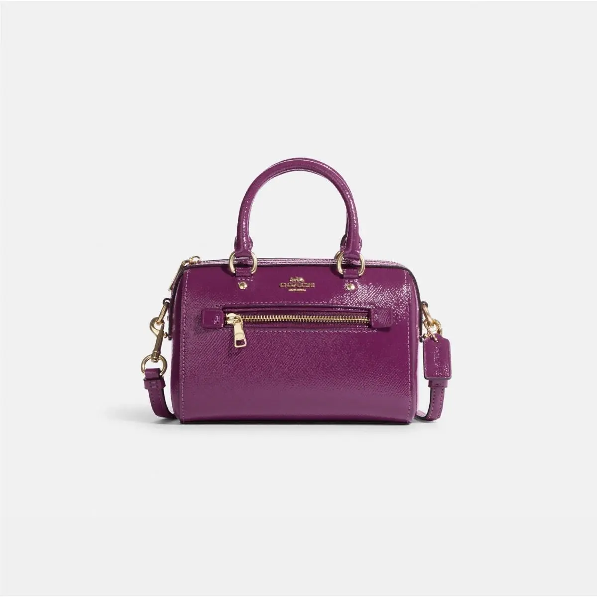 Coach Rowan Mini Rowan Crossbody Im/dark Magenta CE631