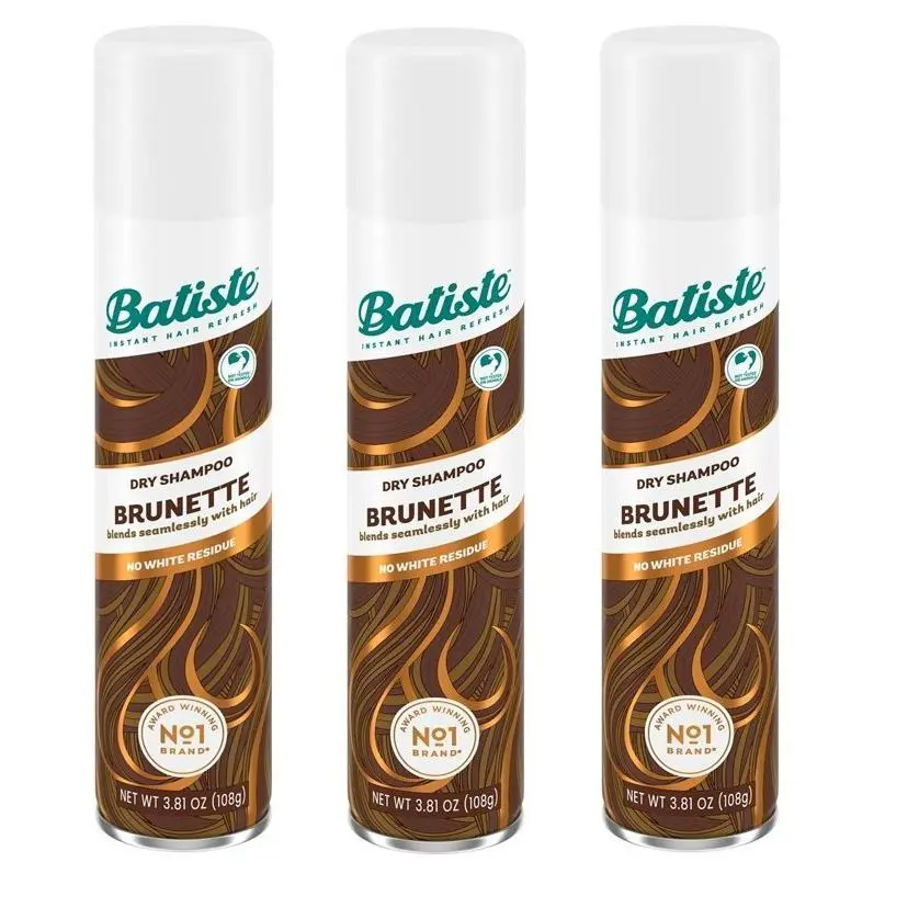 BL Batiste Dry Shampoo Brunette 3.81oz X 3 Packs