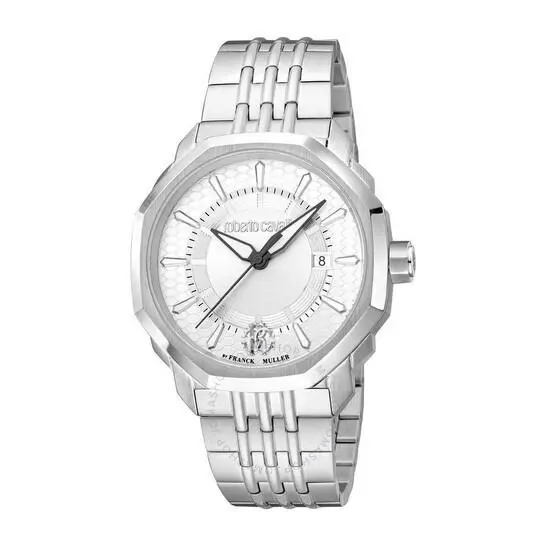 Roberto Cavalli by Franck Muller Men`s RV1G192M0041 Stainless Steel Date Watch