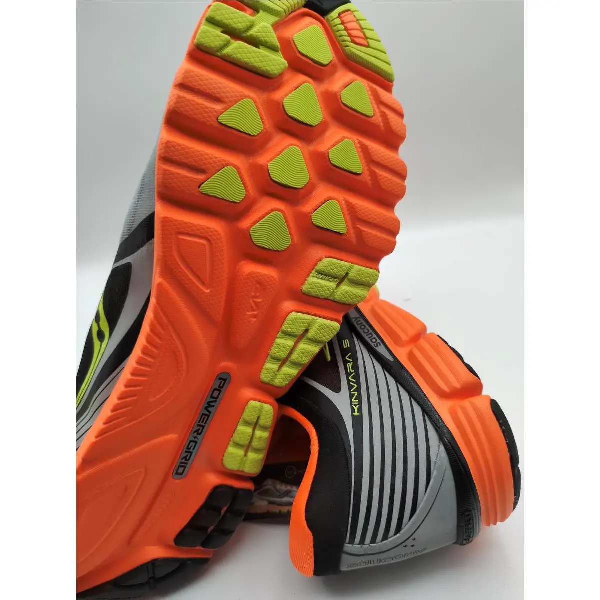 Saucony shoes - S202541040 - S20254-1-040 - Silver/Vizi Orange/Citron (UPC: 044208052751) 4