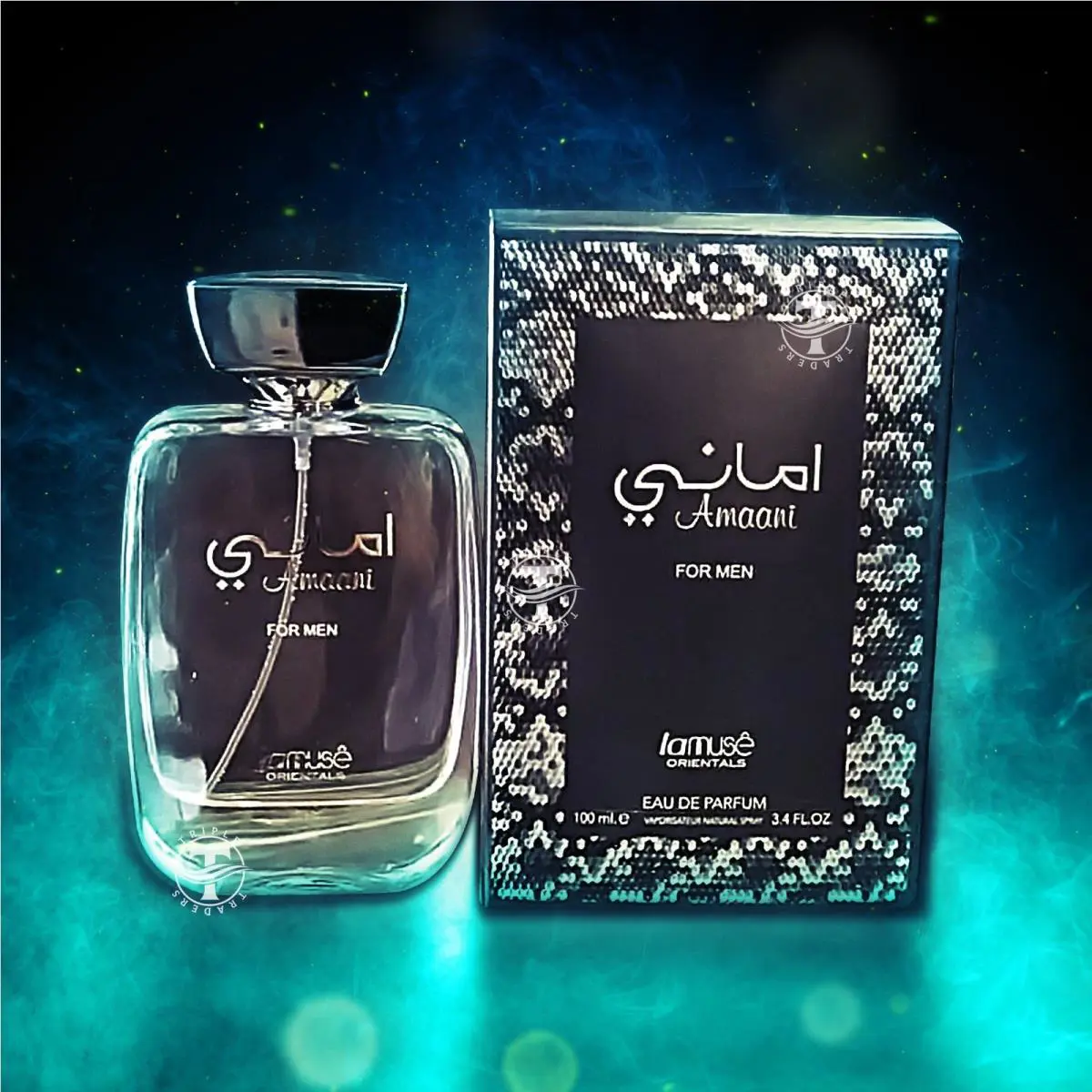Amaani For Men - Lamuse Orientals - Eau De Parfum By Lattafa 100ml 3.4 FL OZ
