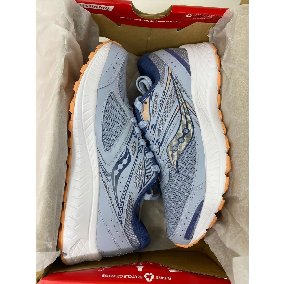 Saucony shoes - Blue Mist/Melon (UPC: 646881771723) 4