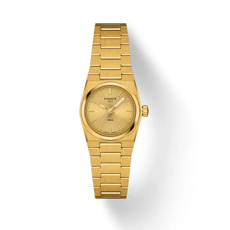 Tissot Prx 25mm Gold Stainless Steel Watch T1370103302100