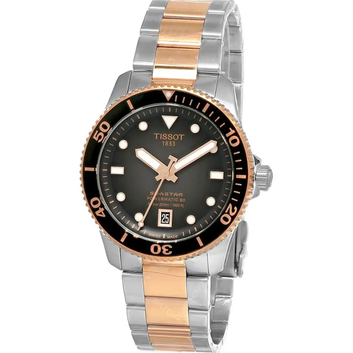 Tissot Seastar 1000 Automatic 40mm Grey-black Dial Mens Watch T120.807.22.051.01