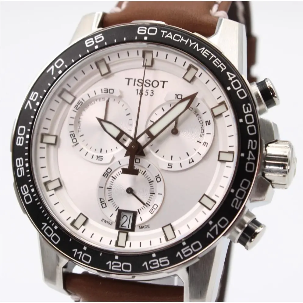 Supersport T125.617.16.031.00 Chrono White Dial 45.5mm by Tissot