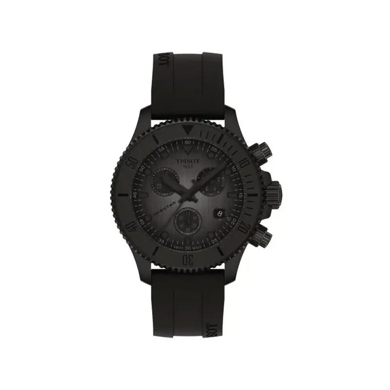 Tissot Seastar 1000 Quartz 38mm Black Rubber Men`s Watch T1202173706100