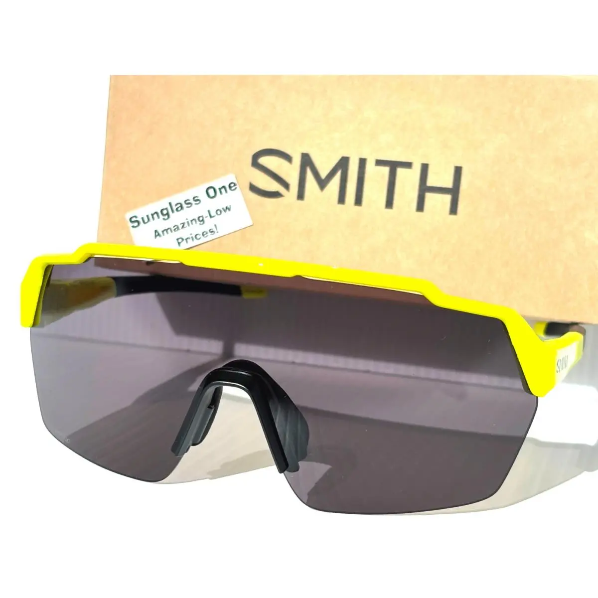 Smith Optics Shift Split Mag Neon Yellow Chromapop Black Low Light Sunglass