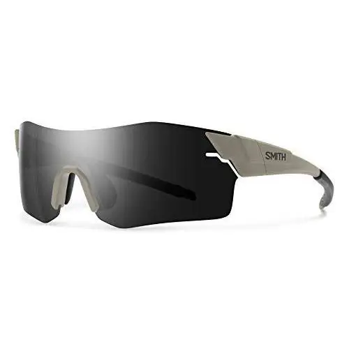 Smith Arena Elite Rimless Sunglasses Tan 499 Brown/cp Black Clear Contrast Rose