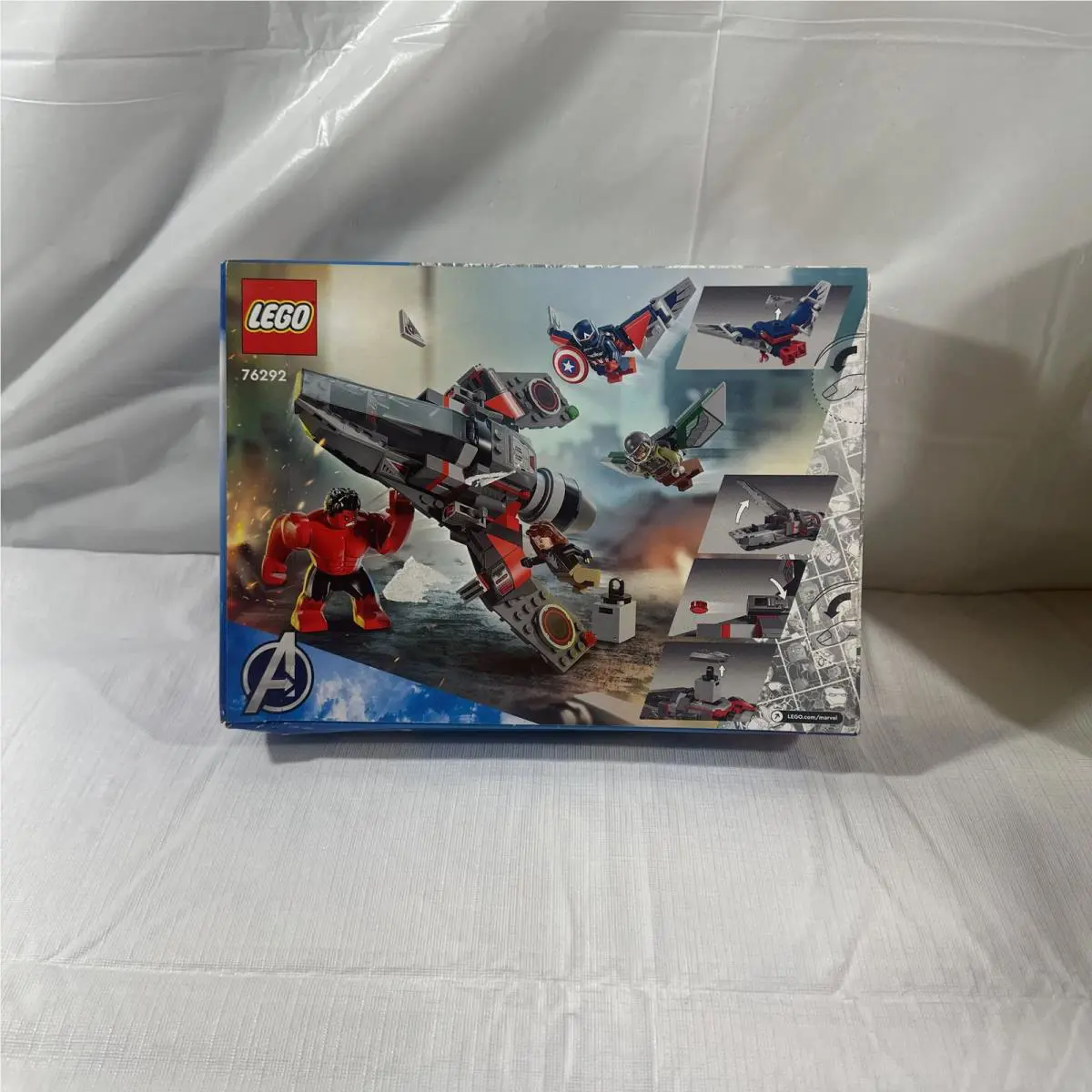 Lego Captain America Vs. Red Hulk Battle Set 76292