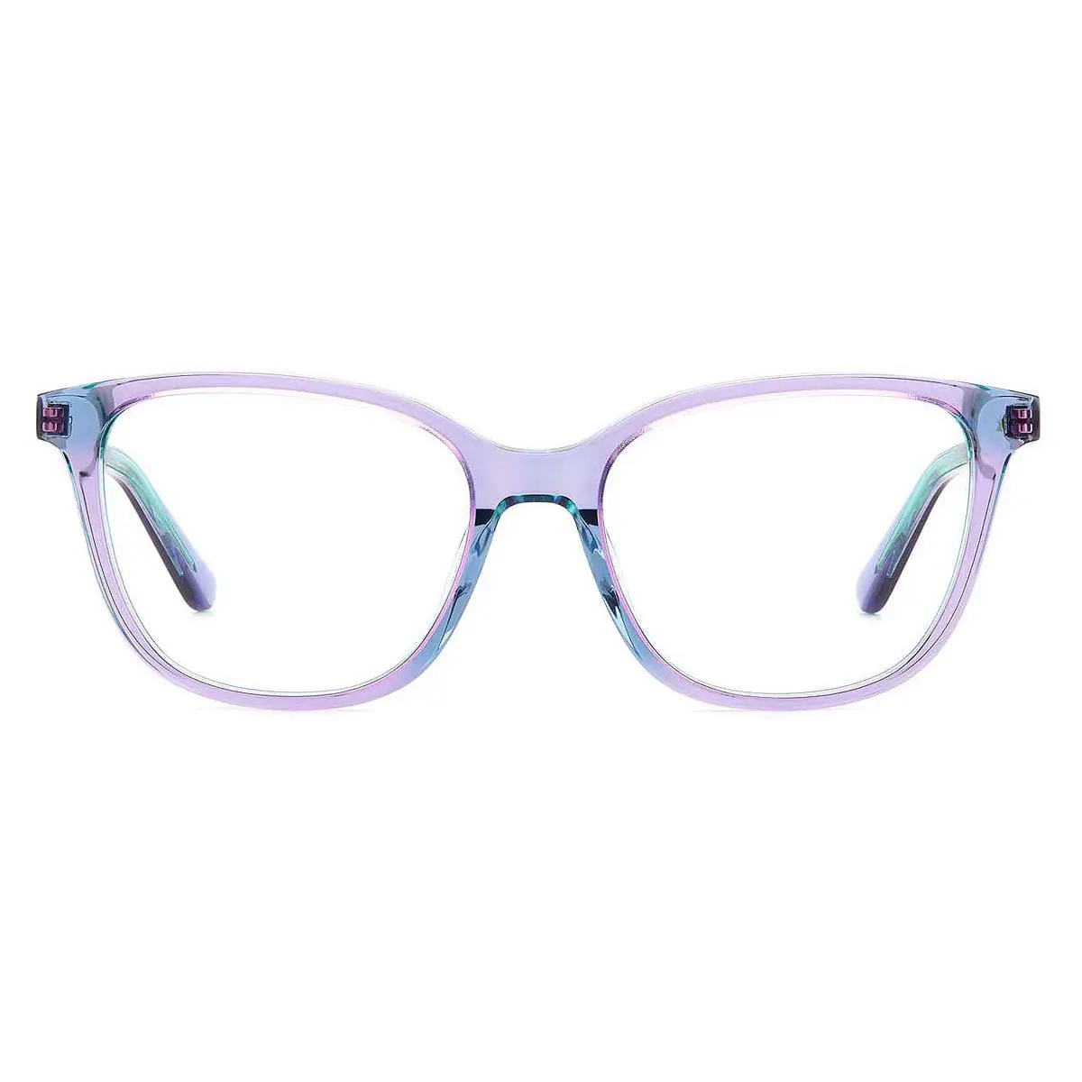 Juicy Couture JU 954 Eyeglasses Kids Aqua Pink Square 47mm