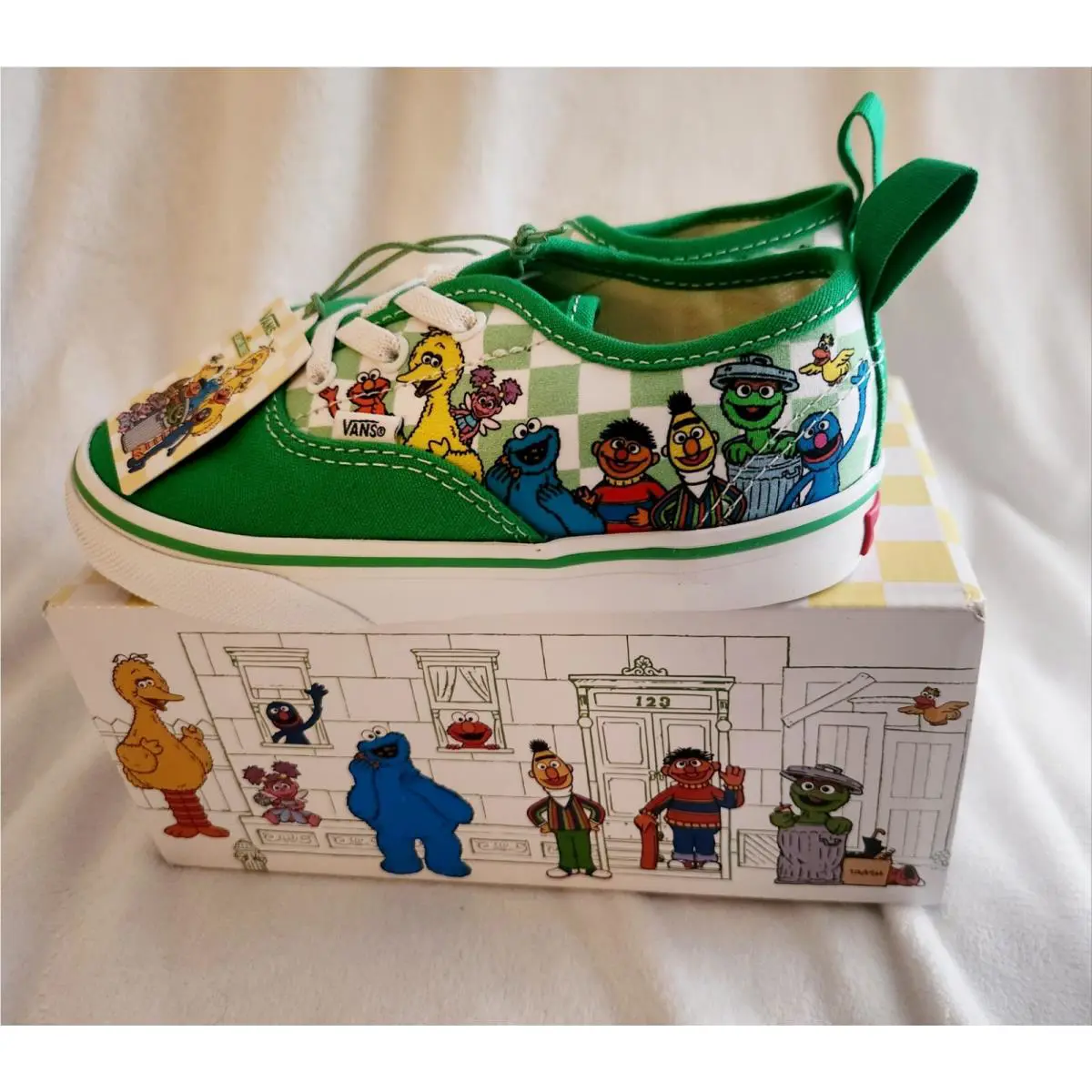 Vans shoes - green multi 1