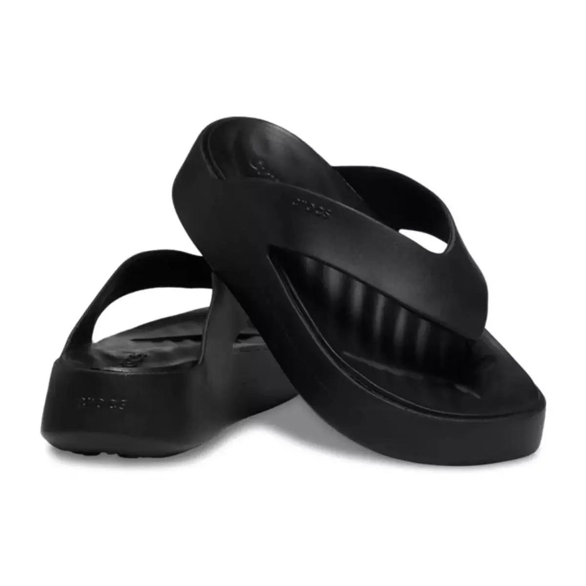 Crocs Women’s Getaway Platform Flip 209410-001 Black Sz:7
