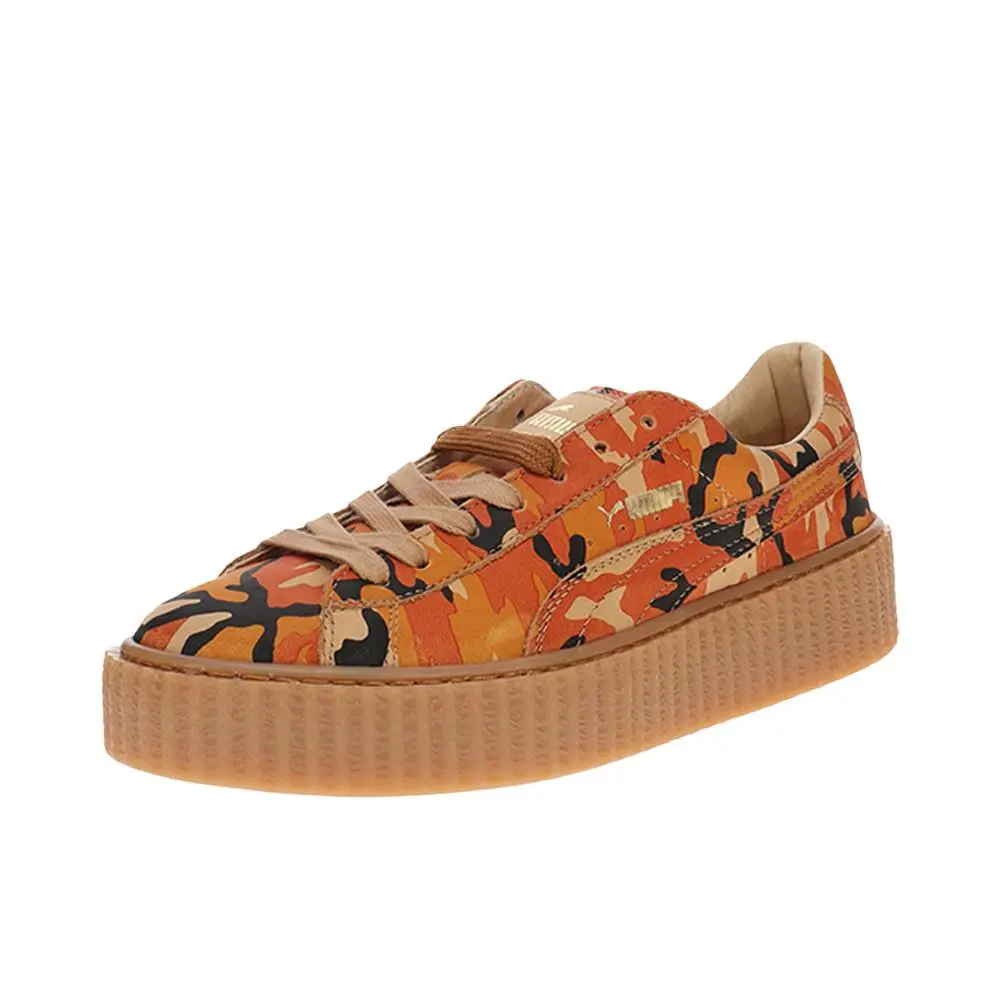 Puma shoes - PUMA Fenty X  Creeper Camo Lace Up - 36234101 - Orange (UPC: 889180774570) 0