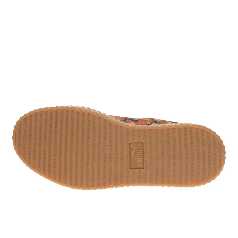 Puma shoes - PUMA Fenty X  Creeper Camo Lace Up - 36234101 - Orange (UPC: 889180774570) 3