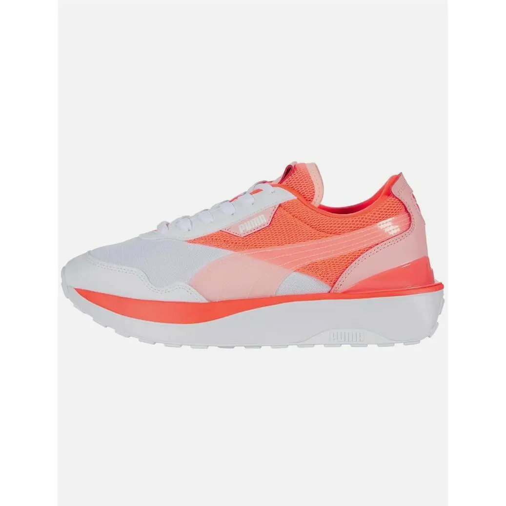 Puma shoes - PUMA Cruise Rider Ocean Road - 38063601 - White-Fiery Coral (UPC: 194578560100) 0
