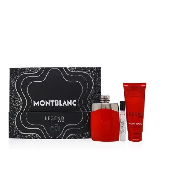CS Montblanc Legend Red by Mont Blanc 3 Piece Gift Set For Men
