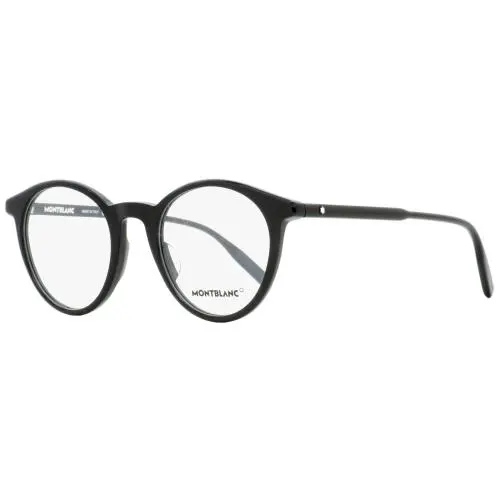 Oval Eyeglasses MB0009O 005 Black 50mm 0009 by Montblanc